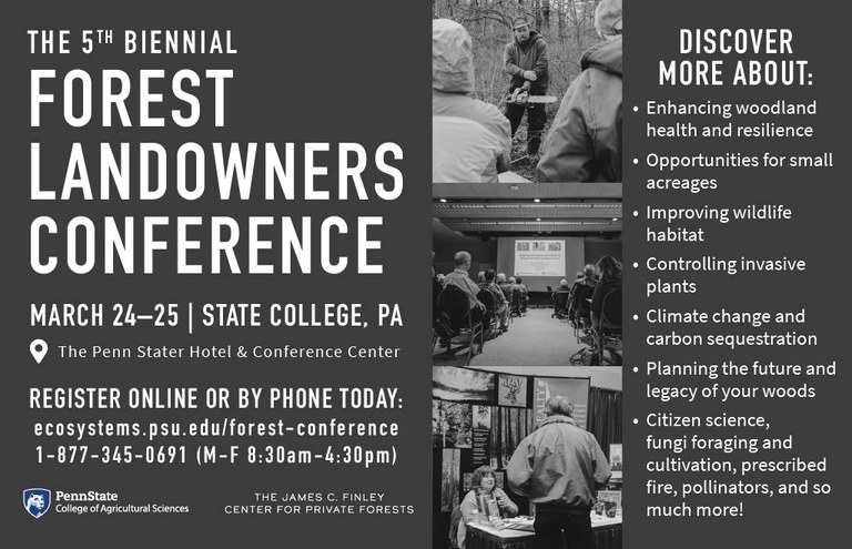 Pennsylvania Forest Landowners Conference @ Penn Stater Hotel & Conference Center